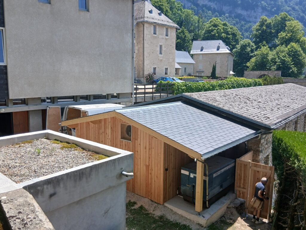 Extension ossature bois Monastère de Chalais Voreppe